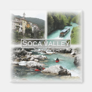 Imã SI0017 Europa, Eslovênia, vale Soca, frigorífico