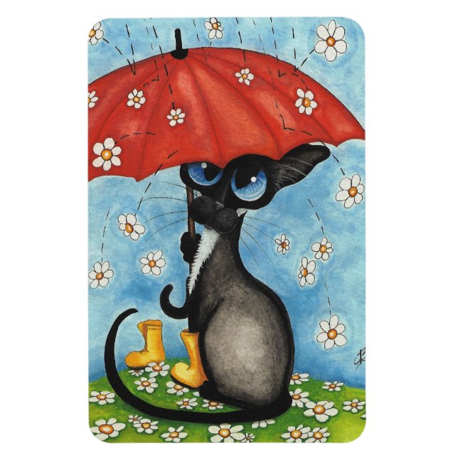 Ímã Siamese Cat por BiHrLe Magnet (Vertical)