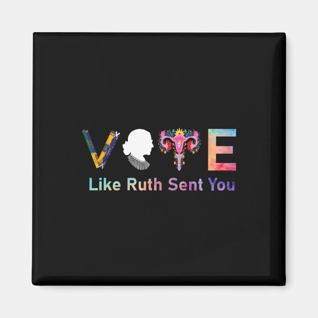 Imã Side Vote Como Ruth Enviou Você Feminista Votando  (Frente)