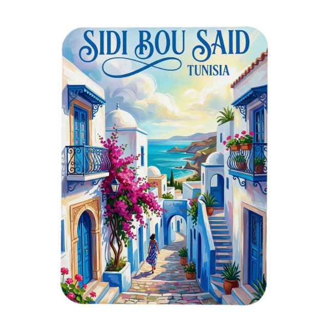 Ímã Sidi Bou Said Tunísia (Vertical)