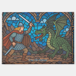 Imã Siegfried lutando contra o Dragão