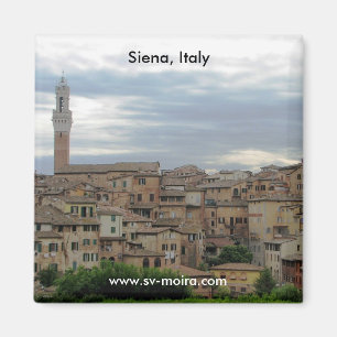 Imã Siena, Italia, torre da câmara municipal na