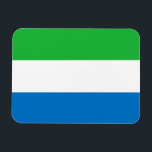 Ímã Sierra Leone Flag<br><div class="desc">Patriotic flag of Sierra Leone.</div>