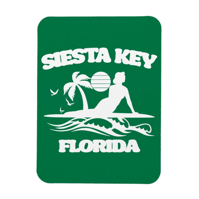 Ímã Siesta Key Florida (Vertical)