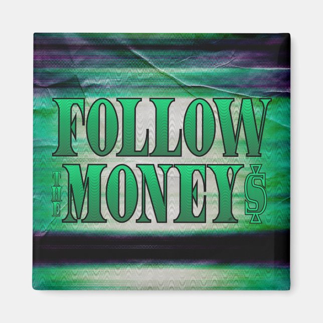 Imã Siga o Dinheiro - Grunge (Frente)