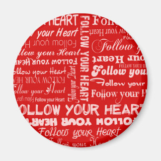 Imã Siga seu coração (vermelho)