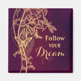 Imã Siga seu sonho borboleta elegante no Borgonha