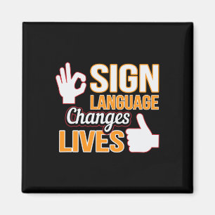 Imã Sign Language Changes Livres ASL Interpreter Deaf