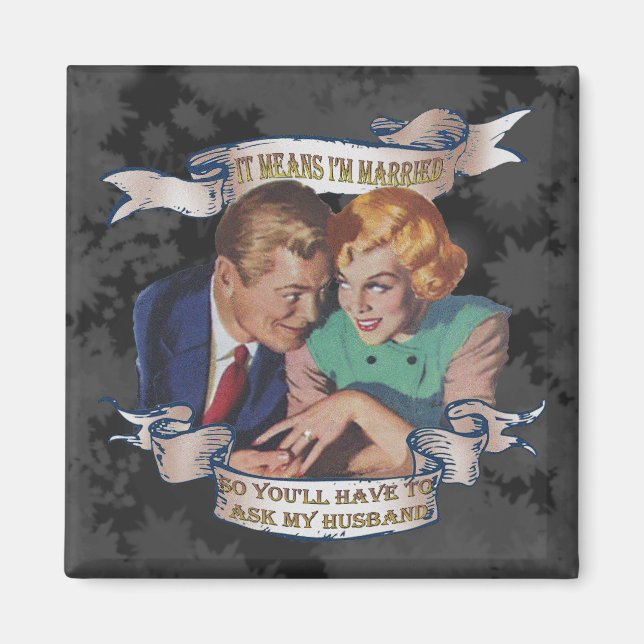 Imã Significa que sou casado, pergunto ao meu marido (Frente)