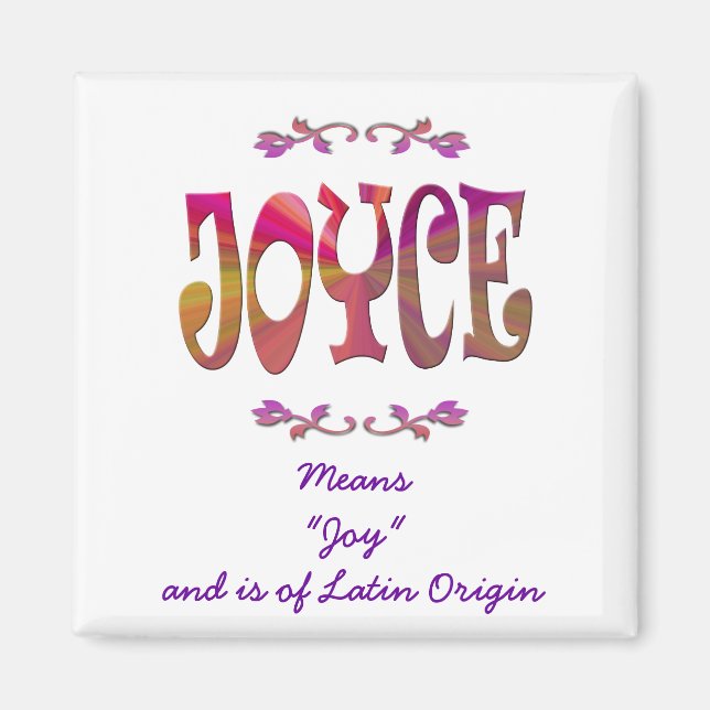 Imã Significado de Joyce Magnet (Frente)