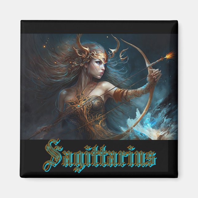 Imã Signo Zodiacal de Sagitário (Frente)