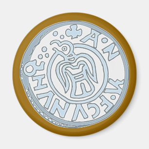 Imã Silbermünze vikingo silver coin vikings