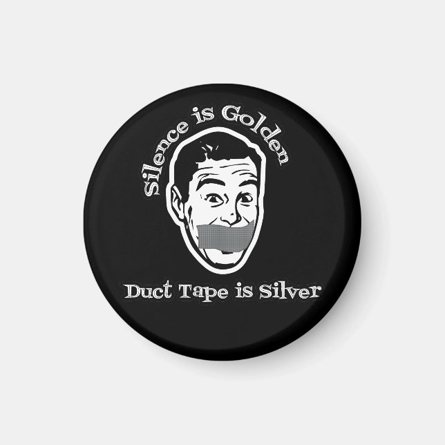 Imã Silêncio É Ouro - Fita Duta É Prateada (Frente)
