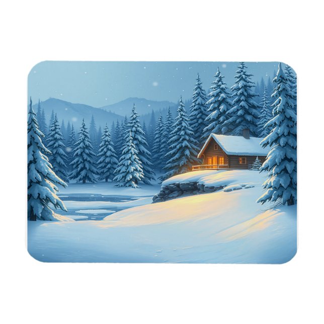 Ímã Silent Snow  (Horizontal)