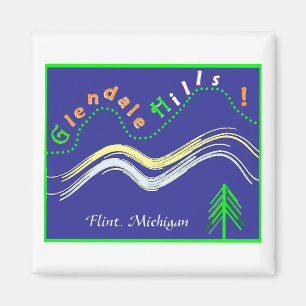 Imã Sílex das colinas de Glendale, ímã de Michigan