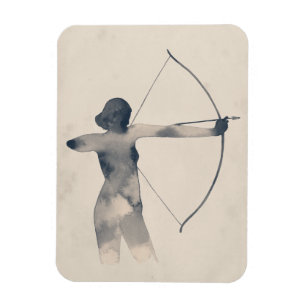 Ímã Silhouette Watercolor