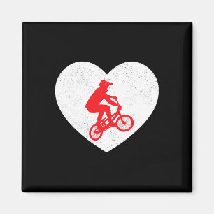 Imã Silhueta Bmx Ciclista Bicicleta Dia dos Namorados