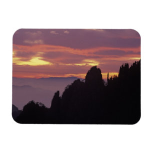 Ímã Silhueta da Montanha Amarela (Mt. Huangshan) ao
