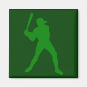 Imã silhueta de beisebol