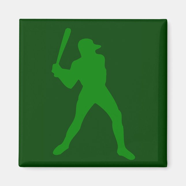 Imã silhueta de beisebol (Frente)