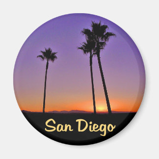 Imã Silhueta De Palmeiras Em San Diego