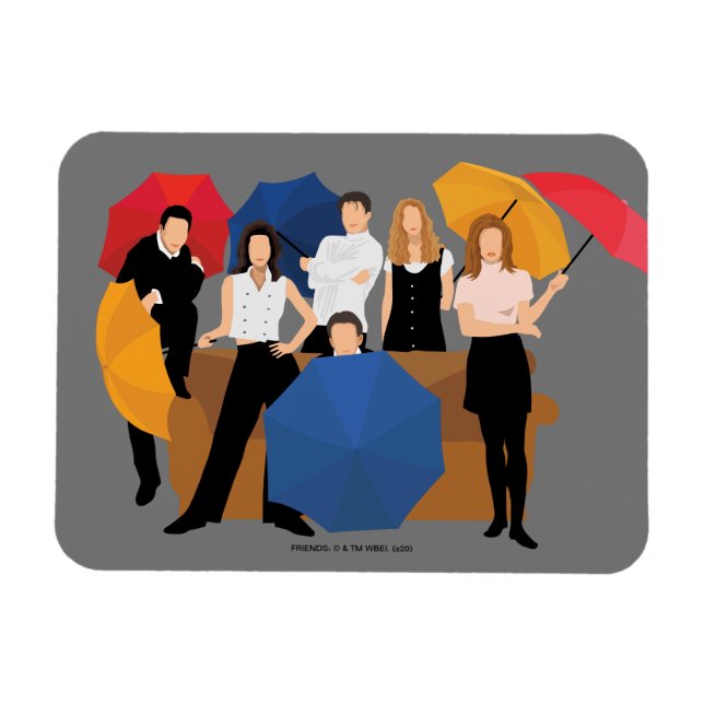 Ímã Silhueta de Personagem FRIENDS™ (Horizontal)