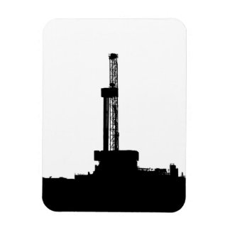 Ímã Silhueta de Sonda de Perfuração