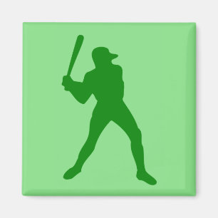 Imã silhueta do basebol