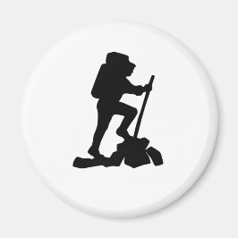 Imã silhueta preta de caminhonete simples