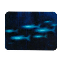 Silhuetas de Peixes Translúcidos