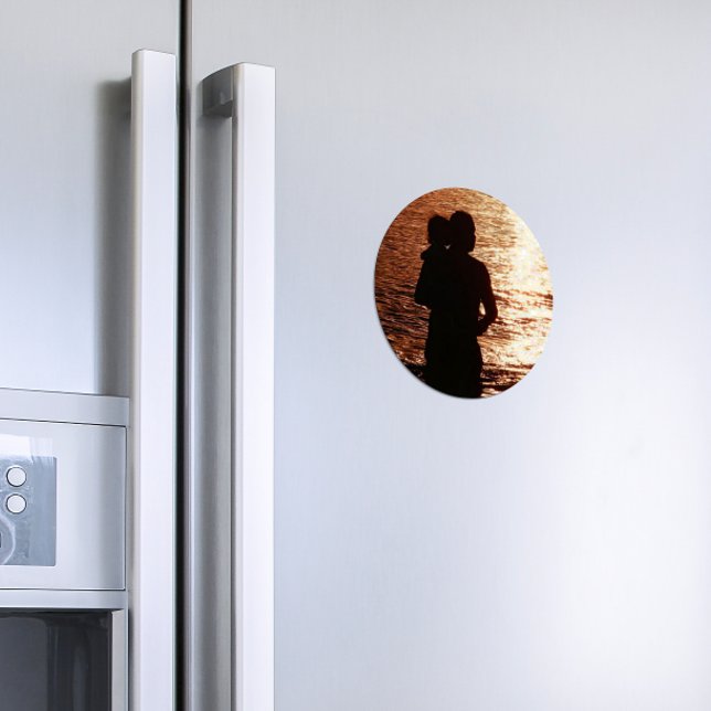 Imã Silhuette of Padre and Child (Criador carregado)