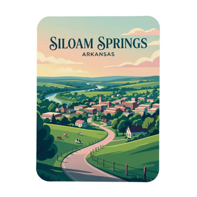 Ímã Siloam Springs EUA (Vertical)