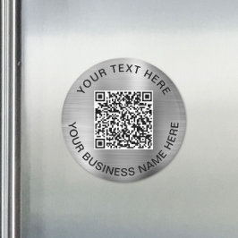 Imã Silver de Promocional de Código QR