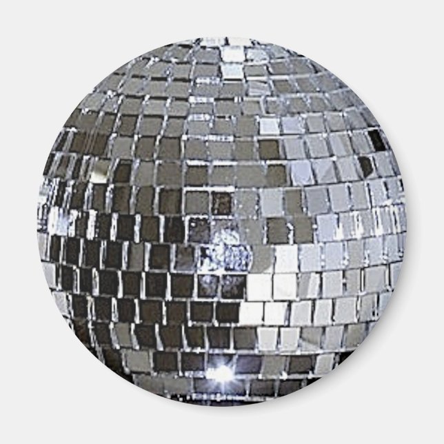 Imã Silver Disco Ball (Frente)
