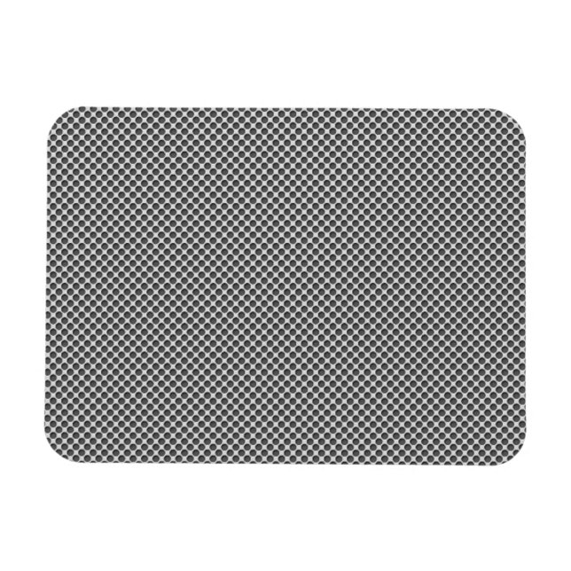 Ímã Silver Metal com Padrão de Furos (Horizontal)