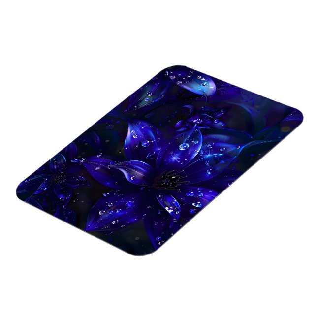 Ímã Silver Midnight Blooms (Left Side)
