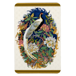 Ímã Silver Peacock