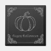 Silver Pumpkin Halloween