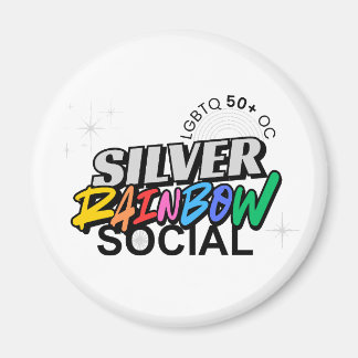 Imã Silver Rainbow Keychain