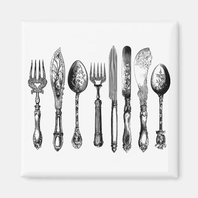 Imã Silverware vitoriano (Frente)
