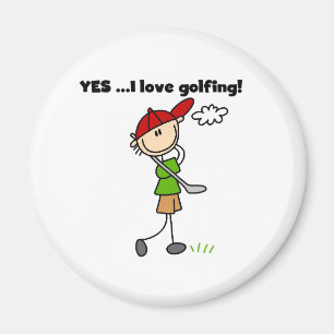 Imã SIM eu amo Golfing