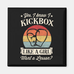 Imã Sim, eu sei que eu pratico kickboxing como uma gar
