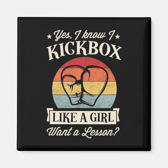Imã Sim, eu sei que eu pratico kickboxing como uma gar (Frente)