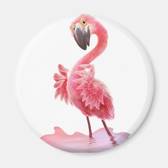 Imã Sim Flamingo! (Frente)