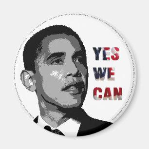 Imã Sim nós podemos - ímã político de Obama