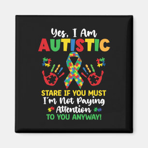 Imã Sim Sou Autista Autismo Sensibilização Crianças Me