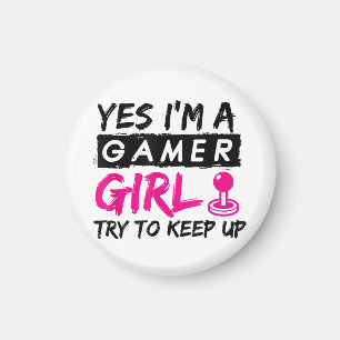 Imã Sim, sou uma garota gamer Girl Gaming