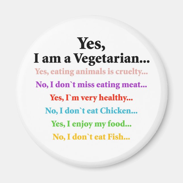 Imã Sim, sou vegetariano... (Frente)