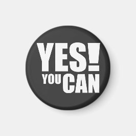 Imã SIM, VOCÊ PODE - Design de Cotação Positiva Motiva