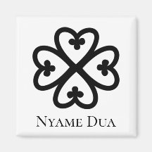 Símbolo Adinkra NYAME DUA Poder e Proteção de Deus